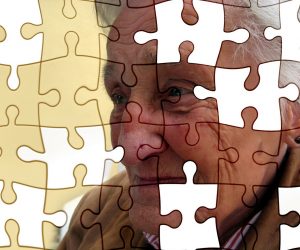 jigsaw puzzle picture of an old woman