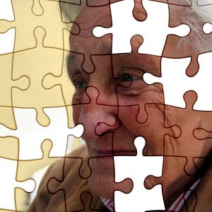 jigsaw puzzle picture of an old woman