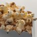 close up of a popcorn box filled with popcorn