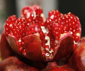image of a pomegranate broken open