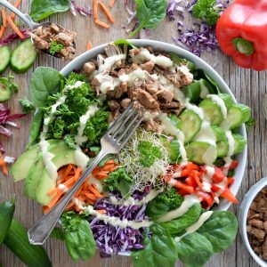 vegetable salad in a bowl