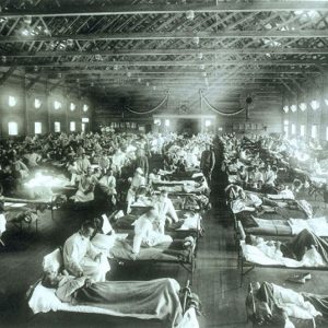 spanish flu makeshift hospital