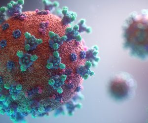 animation of coronavirus cell