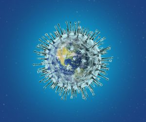 model of the earth as a virus
