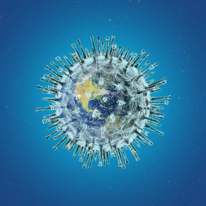model of the earth as a virus