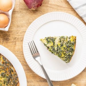 crusless quiche