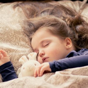 little girl sleeping