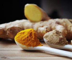 spoonful of turmeric and ginger