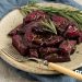 Roasted beets with a balsamic rosemary glaze