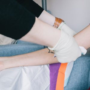 person giving blood