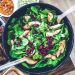 spinach and pomegranate salad