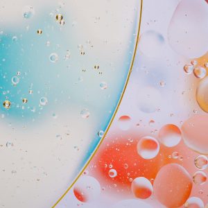 close up of bubbles