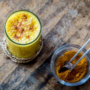 golden milk beverage