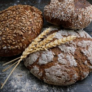 whole wheat bread loaves