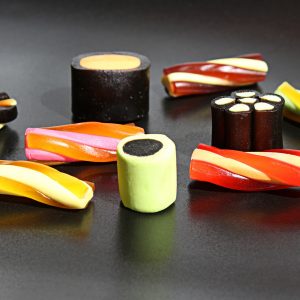 black licorice candies