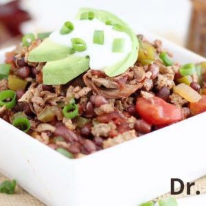 Turkey Chili with Adzuki beans