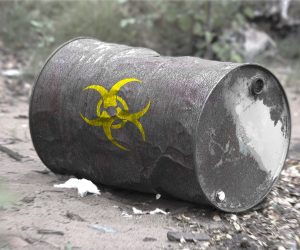toxic waste barrel