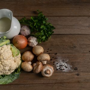 ingredients for cauliflower soup